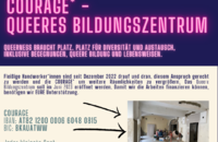 Spendenaufruf: COURAGE* Queeres Bildungszentrum